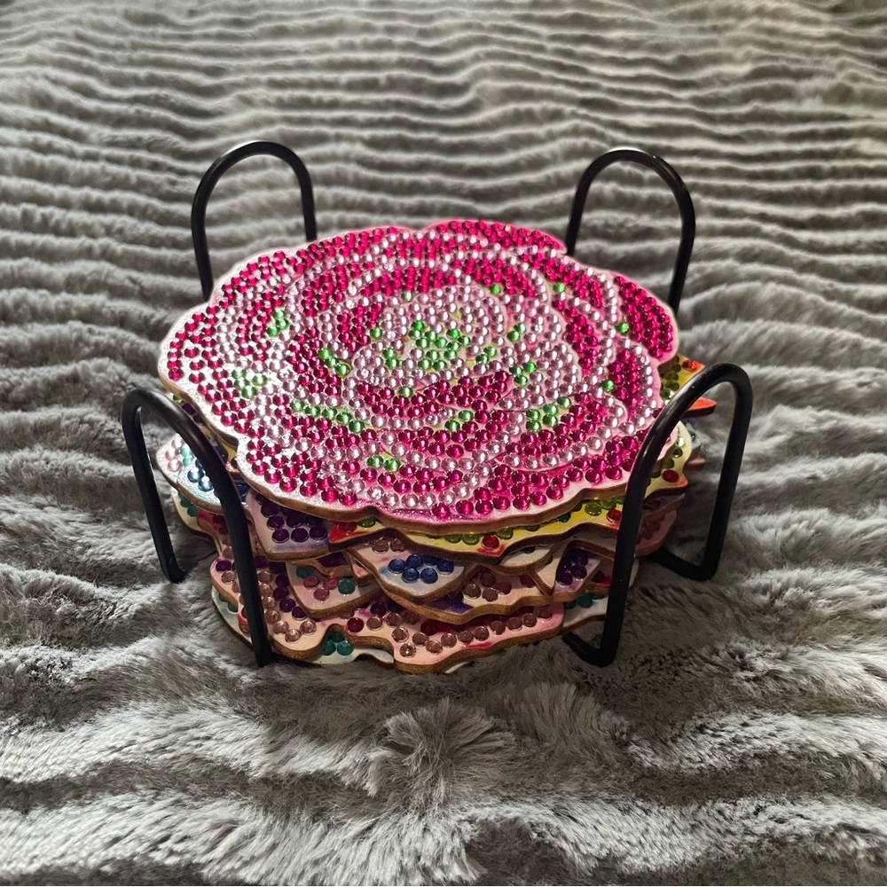 Diamond Art Coaster Set